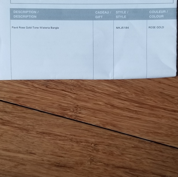 Michael Kors - Pavé rose gold tone wisteria bangle - Picture 11 of 11